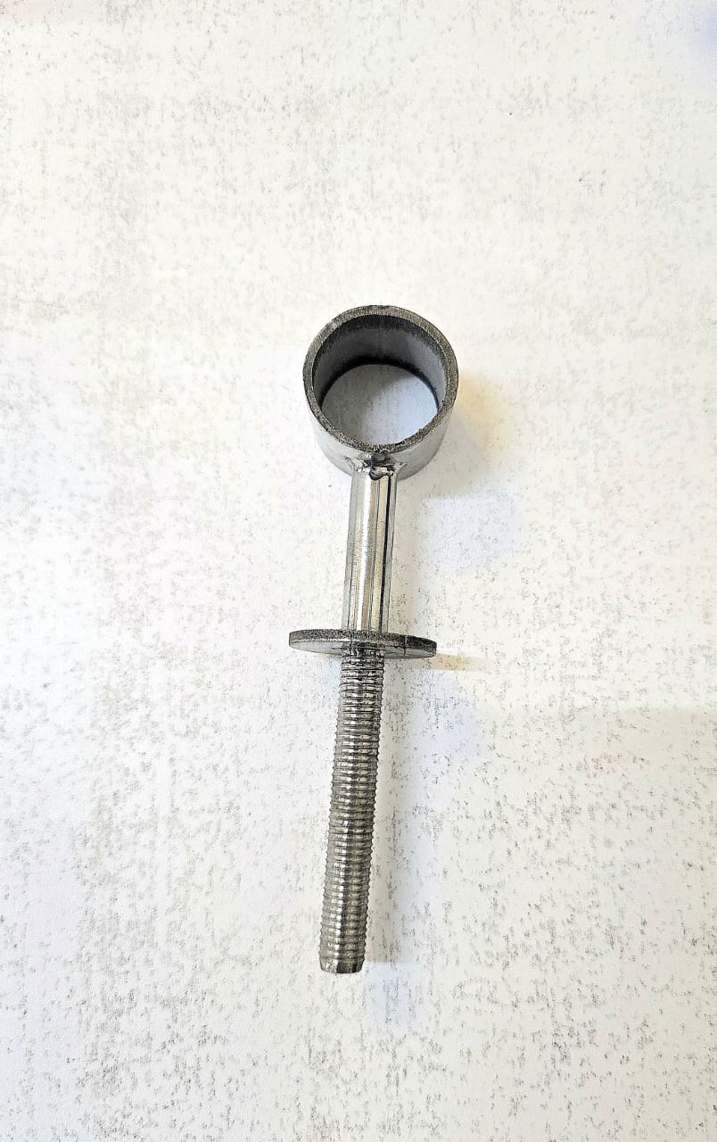 Swimming pool handrail bracket/ clamp - open